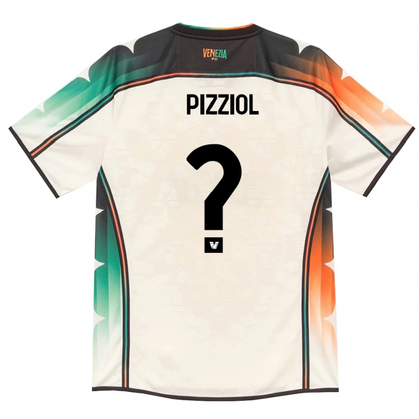Danxen Kinder Giacomo Pizziol #0 Oldlace Orange Grün Auswärtstrikot Trikot 2026/27 T-Shirt