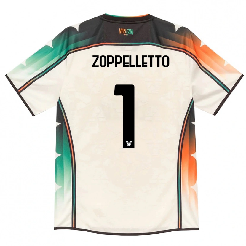 Danxen Kinder David Zoppelletto #1 Oldlace Orange Grün Auswärtstrikot Trikot 2026/27 T-Shirt