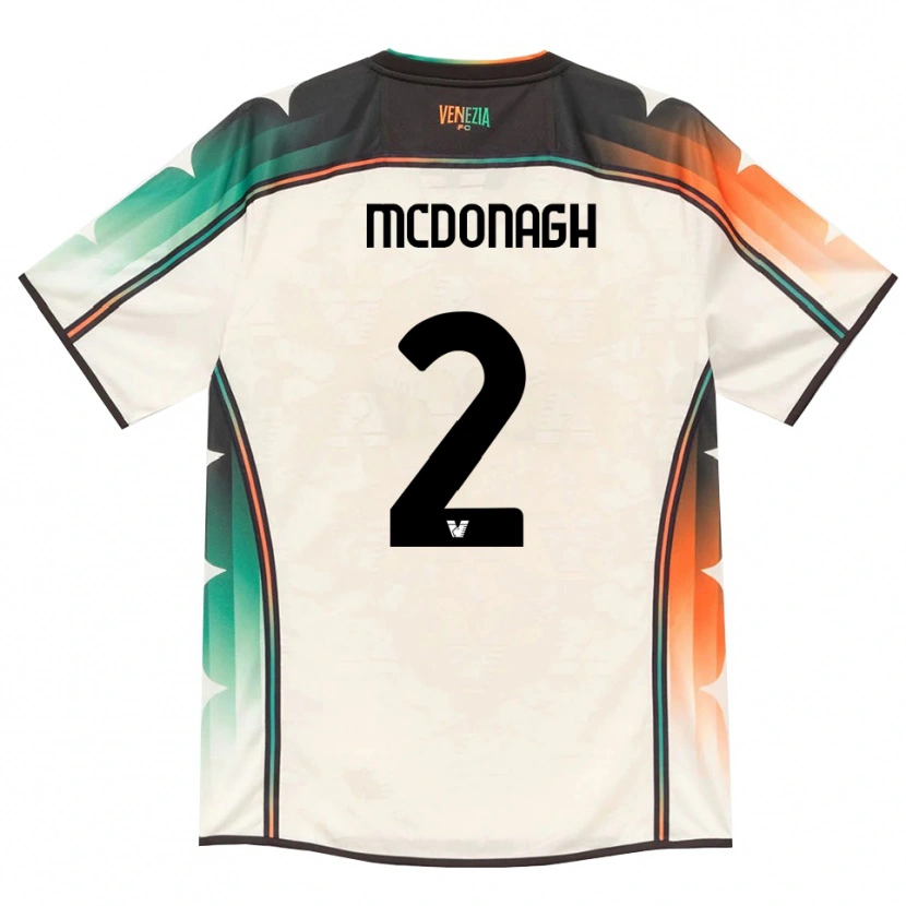 Danxen Kinder Oisin Mcdonagh #2 Oldlace Orange Grün Auswärtstrikot Trikot 2026/27 T-Shirt