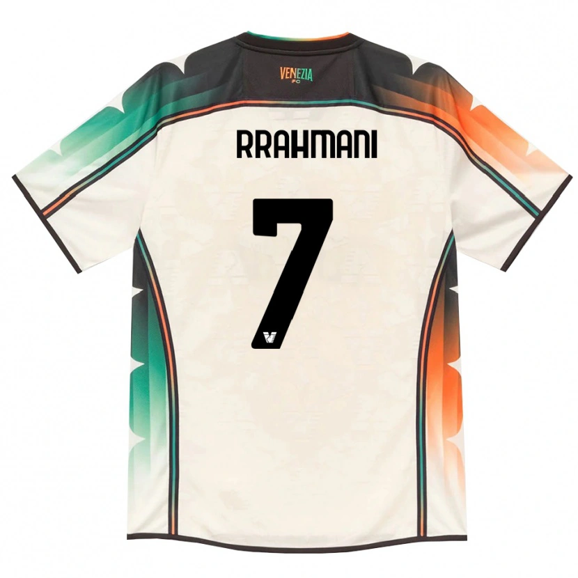 Danxen Kinder Albion Rrahmani #7 Oldlace Orange Grün Auswärtstrikot Trikot 2026/27 T-Shirt