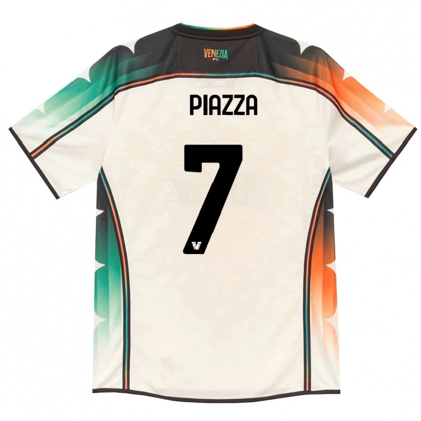 Danxen Kinder Massimiliano Piazza #7 Oldlace Orange Grün Auswärtstrikot Trikot 2026/27 T-Shirt