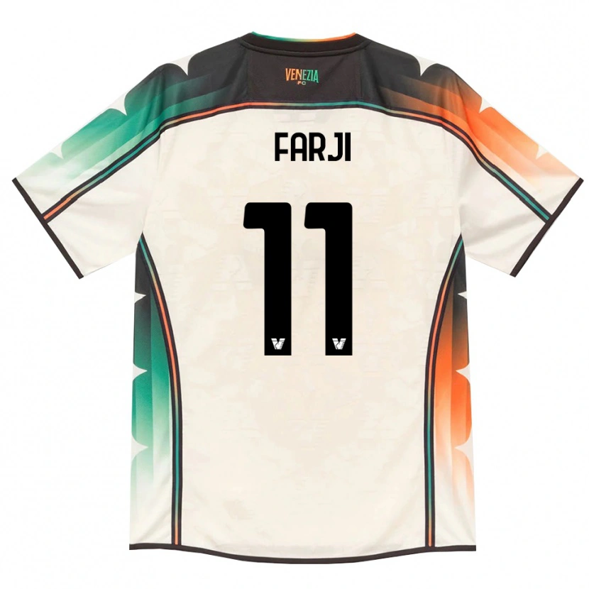 Danxen Kinder Marko Farji #11 Oldlace Orange Grün Auswärtstrikot Trikot 2026/27 T-Shirt