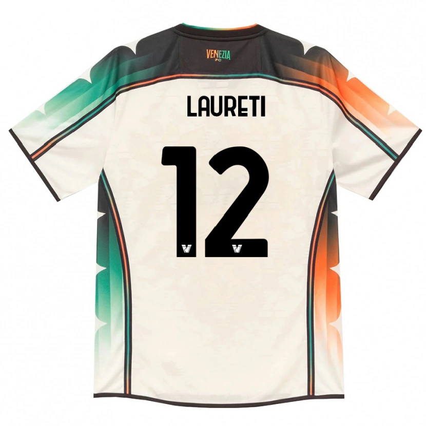 Danxen Kinder Tommaso Laureti #12 Oldlace Orange Grün Auswärtstrikot Trikot 2026/27 T-Shirt