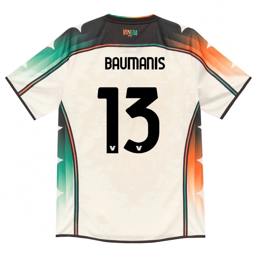 Danxen Kinder Kristofers Baumanis #13 Oldlace Orange Grün Auswärtstrikot Trikot 2026/27 T-Shirt