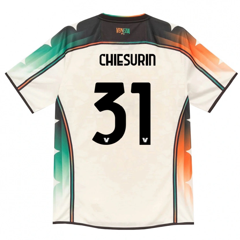 Danxen Kinder Alberto Chiesurin #31 Oldlace Orange Grün Auswärtstrikot Trikot 2026/27 T-Shirt