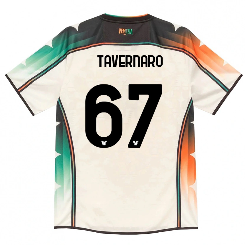 Danxen Kinder Federico Tavernaro #67 Oldlace Orange Grün Auswärtstrikot Trikot 2026/27 T-Shirt