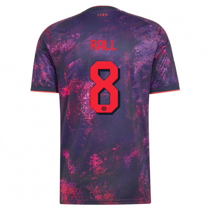 Danxen Kinder Maximiliane Rall #8 Lila Rot Ausweichtrikot Trikot 2026/27 T-Shirt