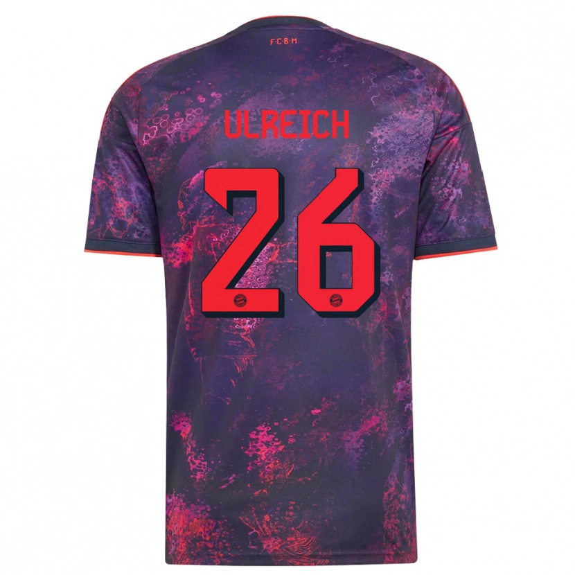 Danxen Kinder Sven Ulreich #26 Lila Rot Ausweichtrikot Trikot 2026/27 T-Shirt