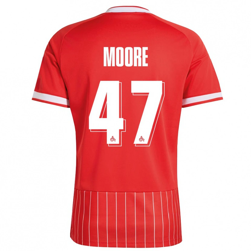 Danxen Herren Mikey Moore #47 Rot Weiß Grün Auswärtstrikot Trikot 2026/27 T-Shirt