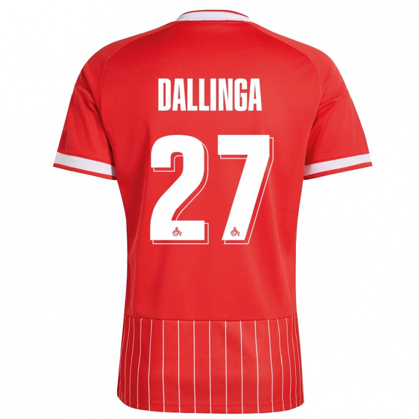 Danxen Herren Thijs Dallinga #27 Rot Weiß Grün Auswärtstrikot Trikot 2026/27 T-Shirt