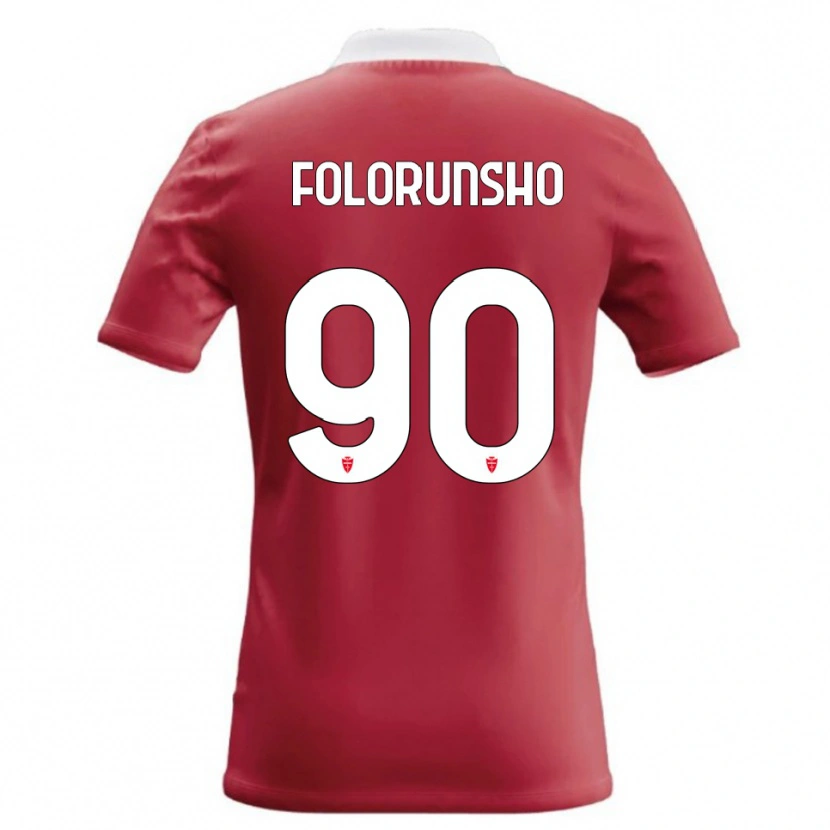 Danxen Herren Michael Folorunsho #90 Rot Weiß Heimtrikot Trikot 2026/27 T-Shirt
