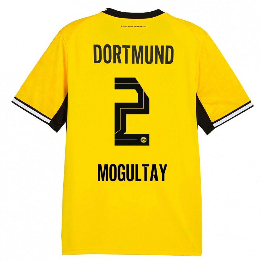 Danxen Herren Baran Mogultay #2 Gelb Schwarz Weiß Heimtrikot Trikot 2026/27 T-Shirt