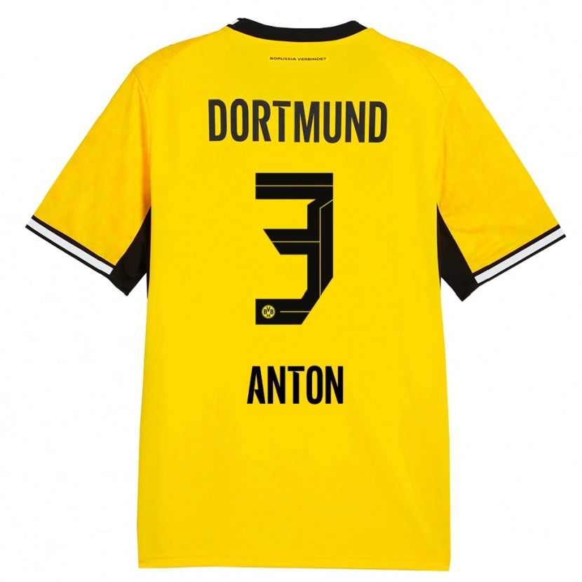 Danxen Herren Waldemar Anton #3 Gelb Schwarz Weiß Heimtrikot Trikot 2026/27 T-Shirt