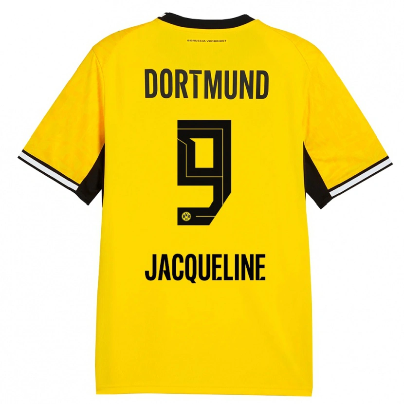 Danxen Herren Moreno Jacqueline #9 Gelb Schwarz Weiß Heimtrikot Trikot 2026/27 T-Shirt