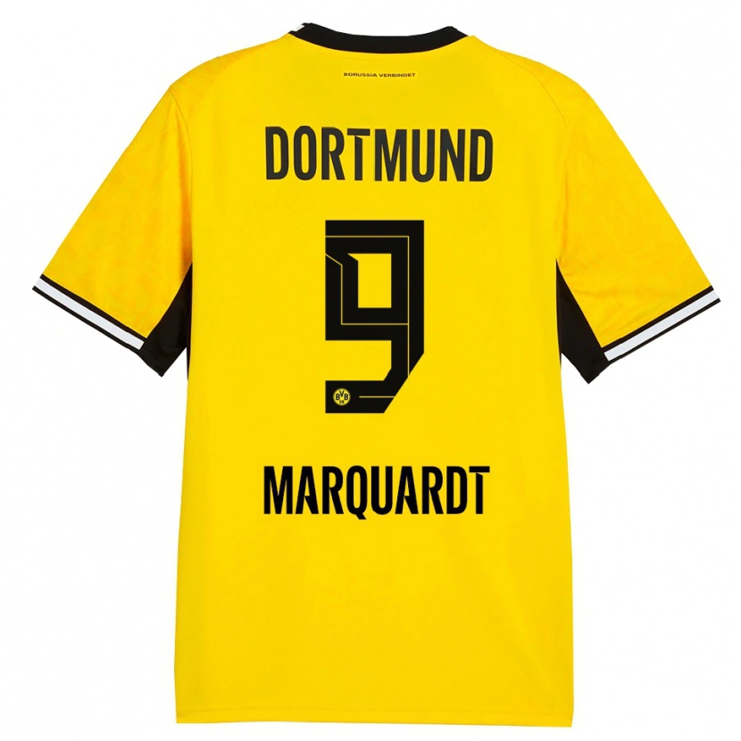 Danxen Herren Dana Marquardt #9 Gelb Schwarz Weiß Heimtrikot Trikot 2026/27 T-Shirt