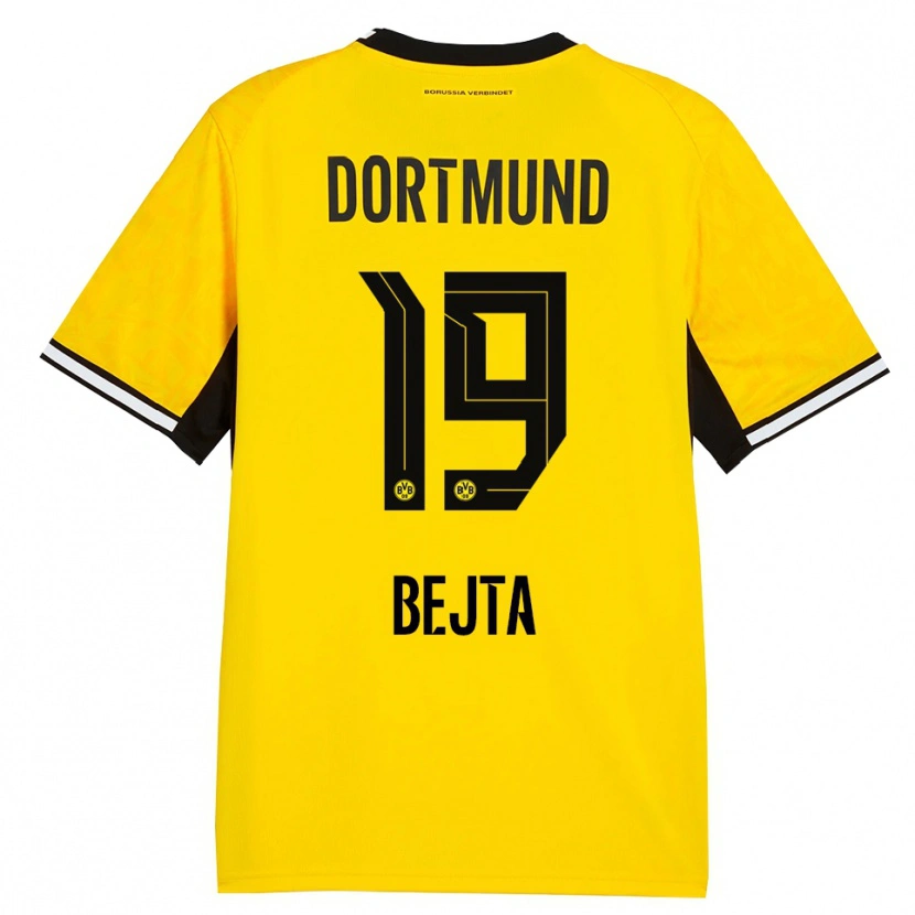 Danxen Herren Adriano Bejta #19 Gelb Schwarz Weiß Heimtrikot Trikot 2026/27 T-Shirt