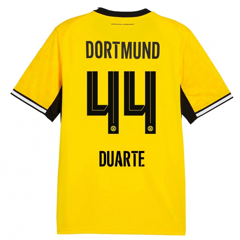 Danxen Herren Enzo Dos Santos #44 Gelb Schwarz Weiß Heimtrikot Trikot 2026/27 T-Shirt