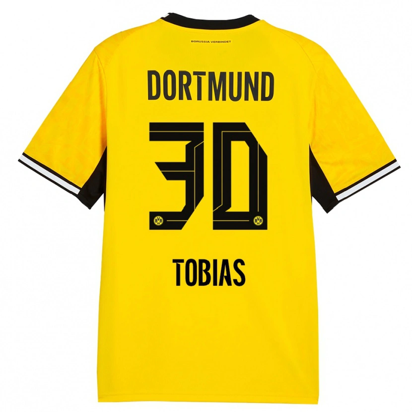 Danxen Herren Vogt Tobias #30 Gelb Schwarz Weiß Heimtrikot Trikot 2026/27 T-Shirt