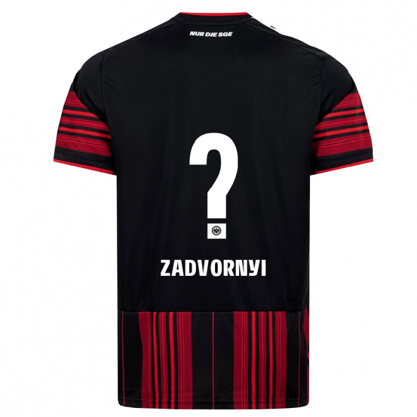 Danxen Herren Igor Zadvornyi #0 Schwarz Rot Weiß Heimtrikot Trikot 2026/27 T-Shirt