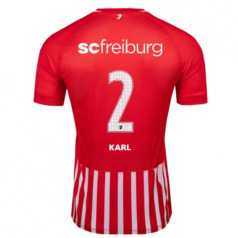 Danxen Herren Lisa Karl #2 Rot Weiß Schwarz Heimtrikot Trikot 2026/27 T-Shirt