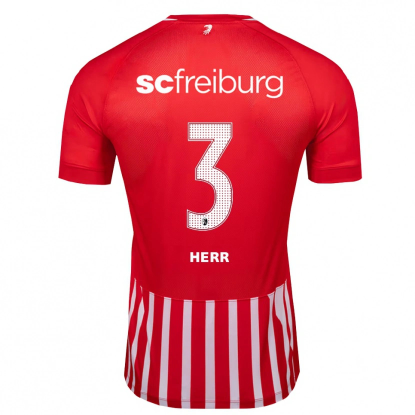 Danxen Herren Ben Herr #3 Rot Weiß Schwarz Heimtrikot Trikot 2026/27 T-Shirt