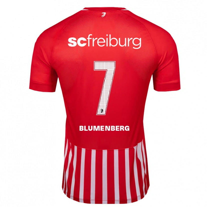 Danxen Herren Tessa Blumenberg #7 Rot Weiß Schwarz Heimtrikot Trikot 2026/27 T-Shirt