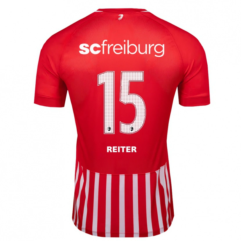 Danxen Herren Vincent Reiter #15 Rot Weiß Schwarz Heimtrikot Trikot 2026/27 T-Shirt