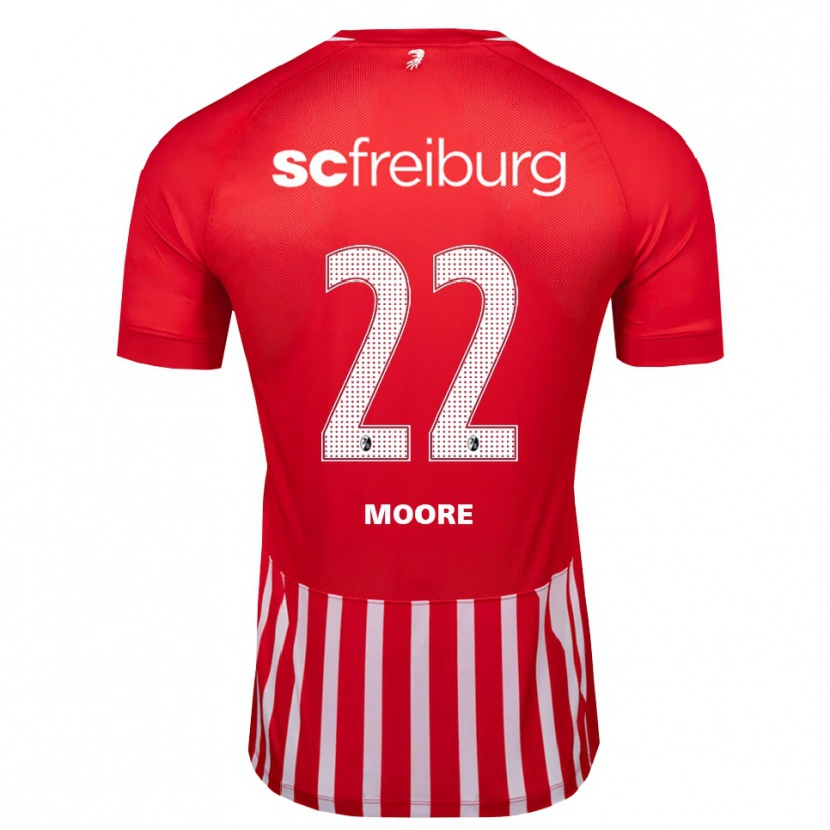 Danxen Herren Noah Moore #22 Rot Weiß Schwarz Heimtrikot Trikot 2026/27 T-Shirt