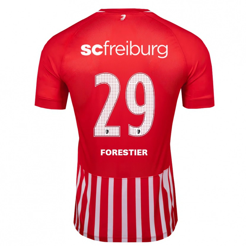 Danxen Herren Luis Forestier #29 Rot Weiß Schwarz Heimtrikot Trikot 2026/27 T-Shirt