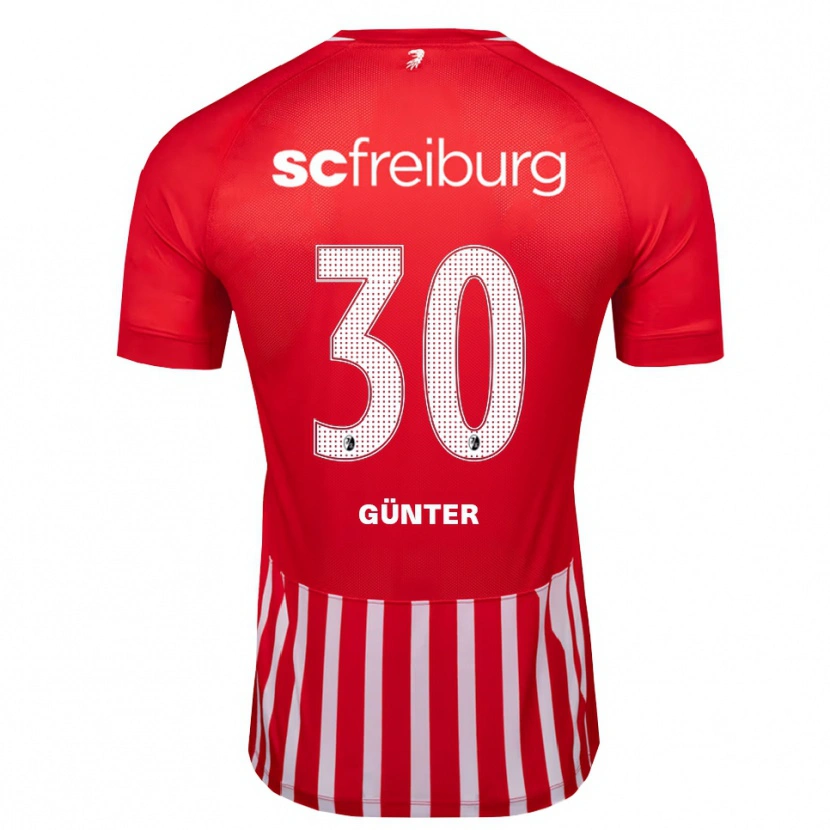 Danxen Herren Christian Günter #30 Rot Weiß Schwarz Heimtrikot Trikot 2026/27 T-Shirt