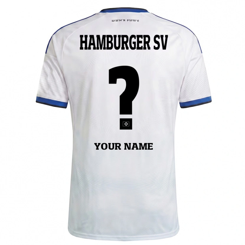 Danxen Herren Ihren Namen #0 Weiß Schwarz Blau Heimtrikot Trikot 2026/27 T-Shirt