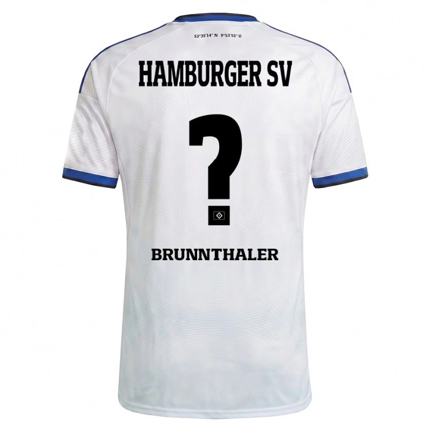 Danxen Herren Melanie Brunnthaler #0 Weiß Schwarz Blau Heimtrikot Trikot 2026/27 T-Shirt