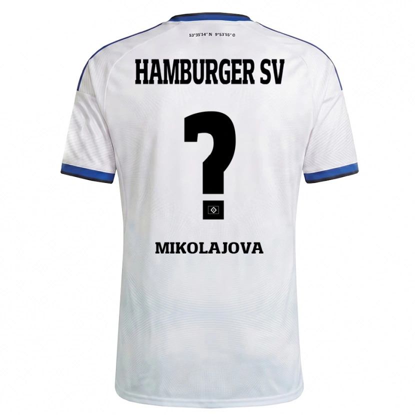 Danxen Herren Maria Mikolajova #0 Weiß Schwarz Blau Heimtrikot Trikot 2026/27 T-Shirt