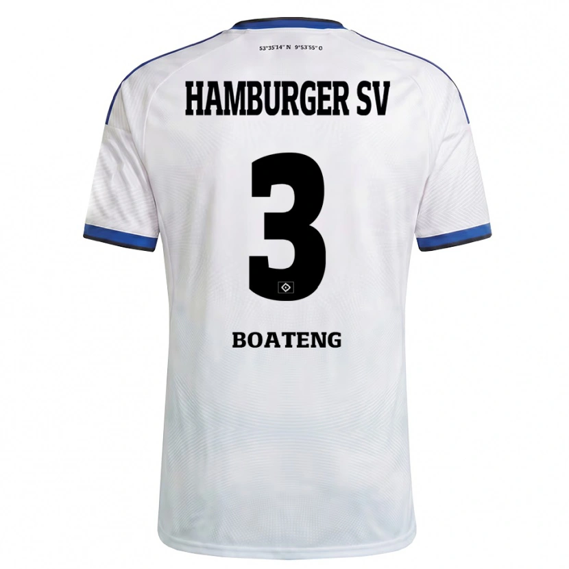 Danxen Herren Enock Boateng #3 Weiß Schwarz Blau Heimtrikot Trikot 2026/27 T-Shirt