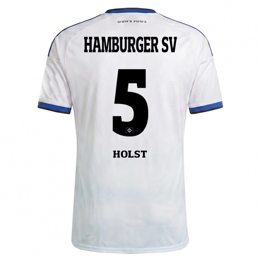 Danxen Herren Evelyn Holst #5 Weiß Schwarz Blau Heimtrikot Trikot 2026/27 T-Shirt