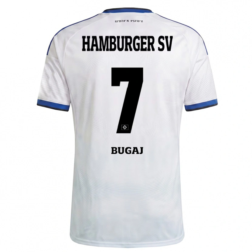 Danxen Herren Jan-Luca Bugaj #7 Weiß Schwarz Blau Heimtrikot Trikot 2026/27 T-Shirt