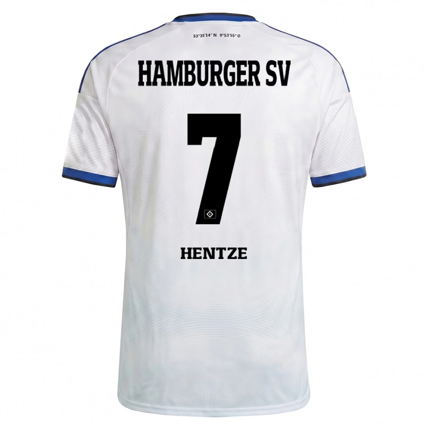 Danxen Herren Tanita-Tammy Hentze #7 Weiß Schwarz Blau Heimtrikot Trikot 2026/27 T-Shirt