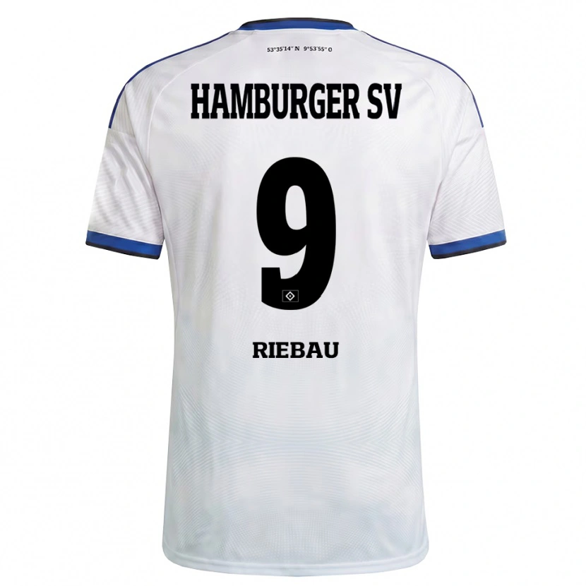 Danxen Herren Henry Riebau #9 Weiß Schwarz Blau Heimtrikot Trikot 2026/27 T-Shirt