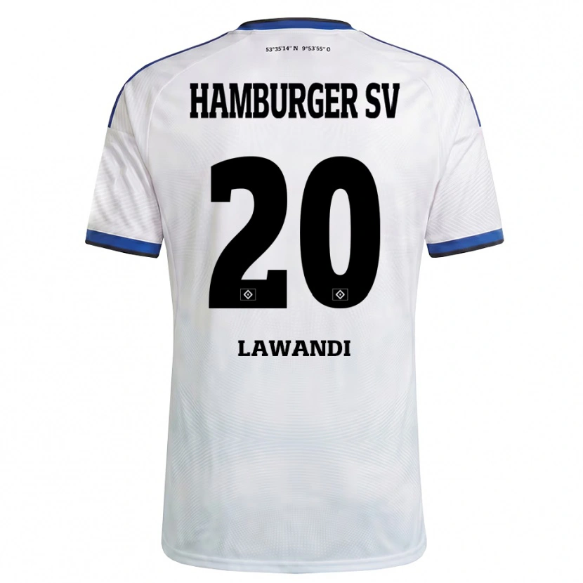 Danxen Herren Alexander Lawandi #20 Weiß Schwarz Blau Heimtrikot Trikot 2026/27 T-Shirt