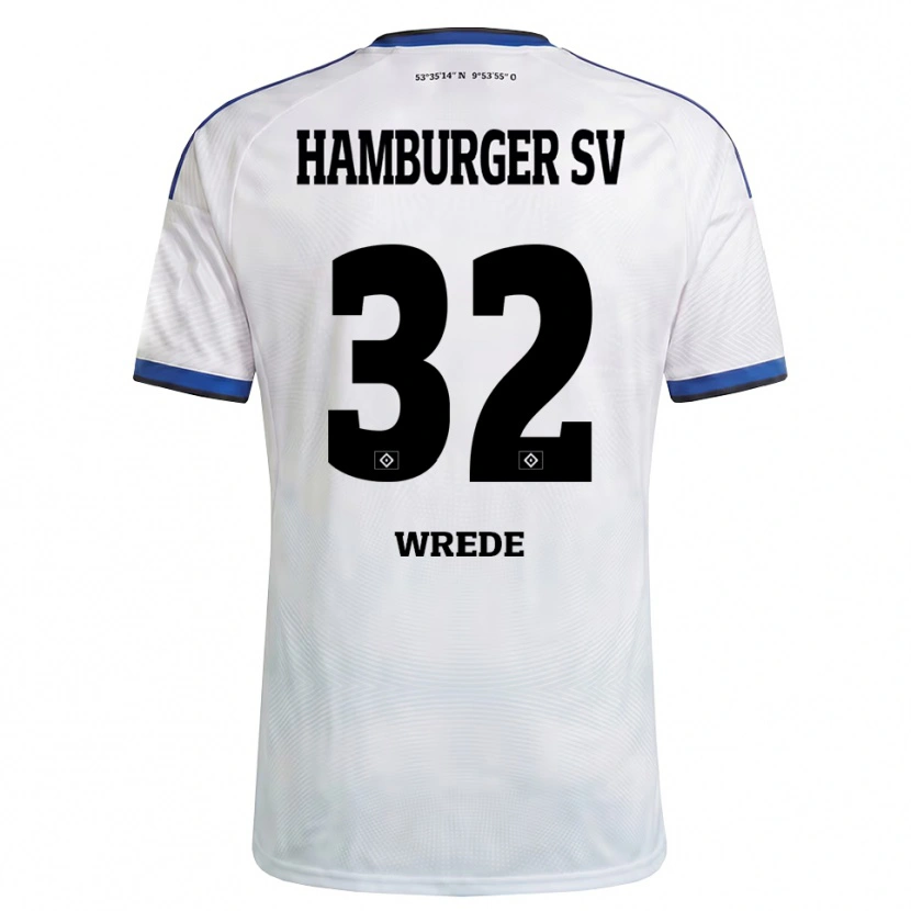 Danxen Herren Lotta Wrede #32 Weiß Schwarz Blau Heimtrikot Trikot 2026/27 T-Shirt