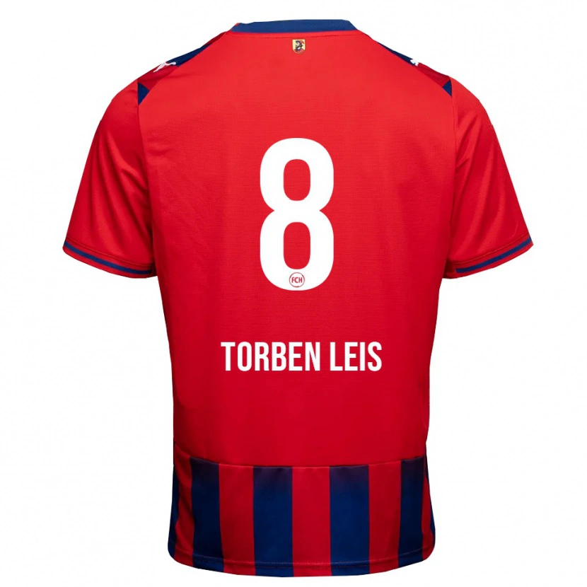 Danxen Herren Torben Leis #8 Königsblau Weiß Rot Heimtrikot Trikot 2026/27 T-Shirt