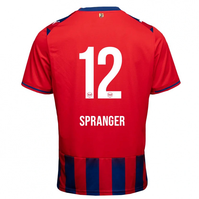 Danxen Herren Luke Spranger #12 Königsblau Weiß Rot Heimtrikot Trikot 2026/27 T-Shirt