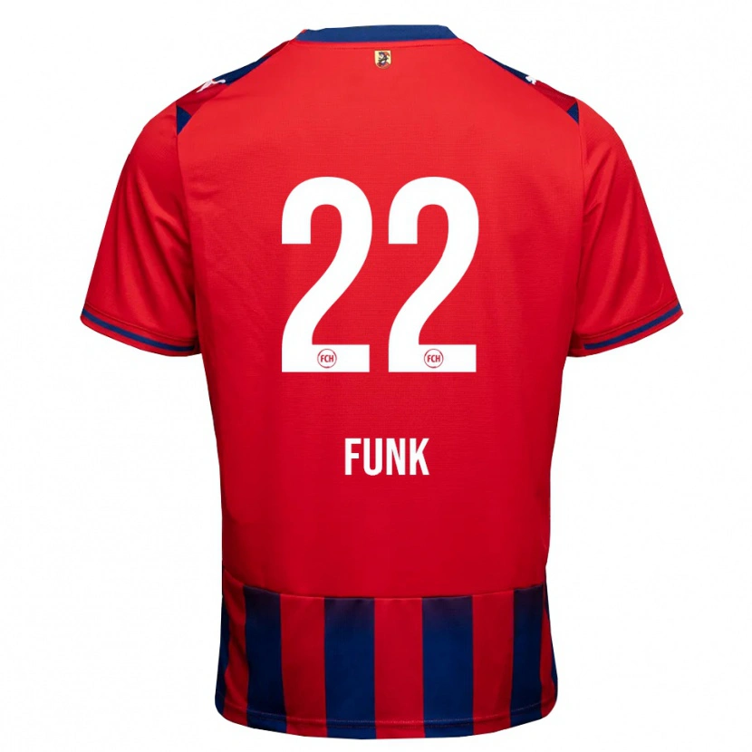 Danxen Herren Sebastian Funk #22 Königsblau Weiß Rot Heimtrikot Trikot 2026/27 T-Shirt