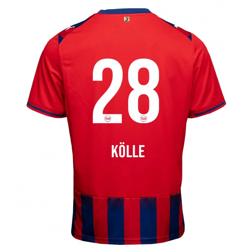 Danxen Herren Adam Kölle #28 Königsblau Weiß Rot Heimtrikot Trikot 2026/27 T-Shirt