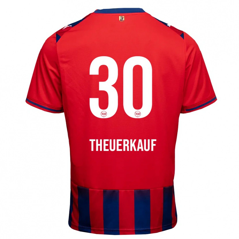 Danxen Herren Norman Theuerkauf #30 Königsblau Weiß Rot Heimtrikot Trikot 2026/27 T-Shirt