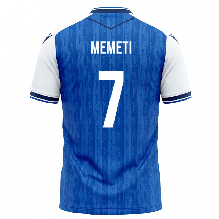 Danxen Herren Erëleta Memeti #7 Königsblau Weiß Heimtrikot Trikot 2026/27 T-Shirt