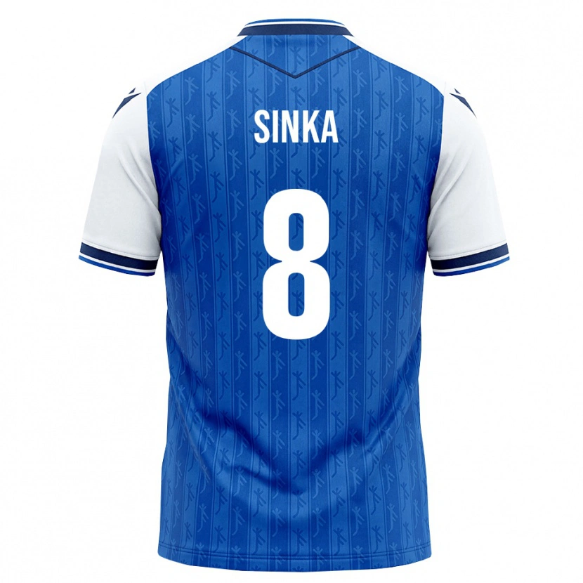 Danxen Herren Napsugár Sinka #8 Königsblau Weiß Heimtrikot Trikot 2026/27 T-Shirt