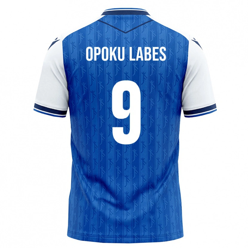 Danxen Herren Ben Opoku Labes #9 Königsblau Weiß Heimtrikot Trikot 2026/27 T-Shirt