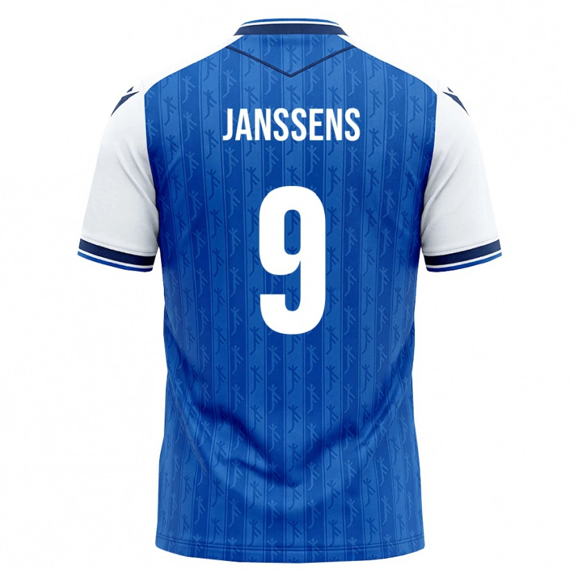 Danxen Herren Jill Janssens #9 Königsblau Weiß Heimtrikot Trikot 2026/27 T-Shirt