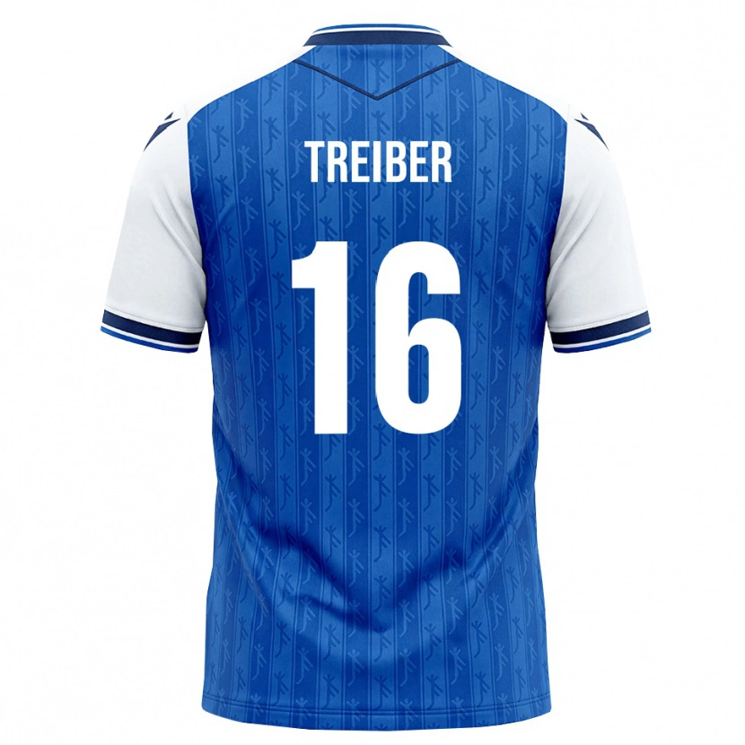 Danxen Herren Julian Treiber #16 Königsblau Weiß Heimtrikot Trikot 2026/27 T-Shirt